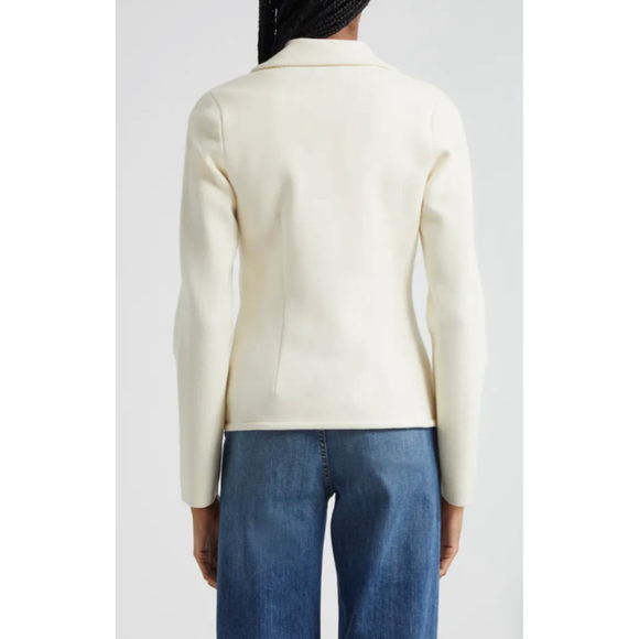 NWT Rag & Bone Alex Off-White Gold Button Blazer M - Picture 2 of 6